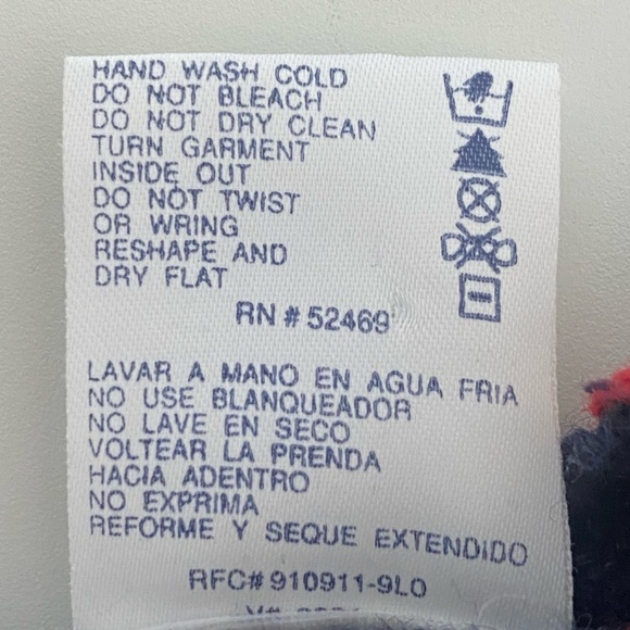 Festive Navy Holiday Sweater Vest with Bear and Candy Cane Design Size L - Picture 11 of 11